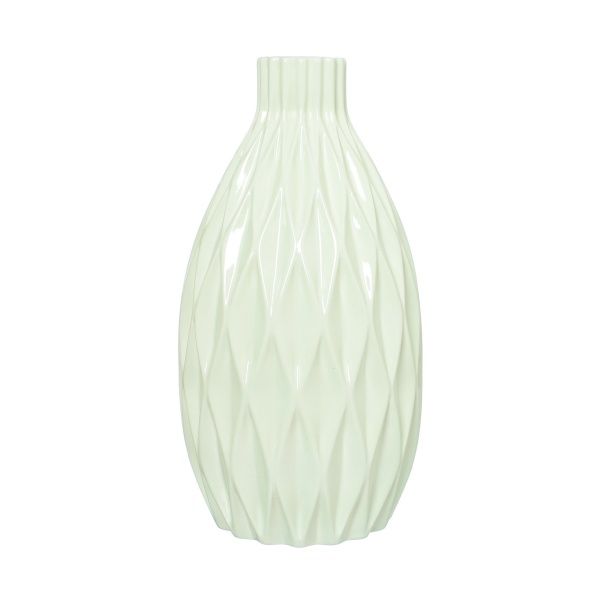 Ваза керамическая белая Финик 33 см