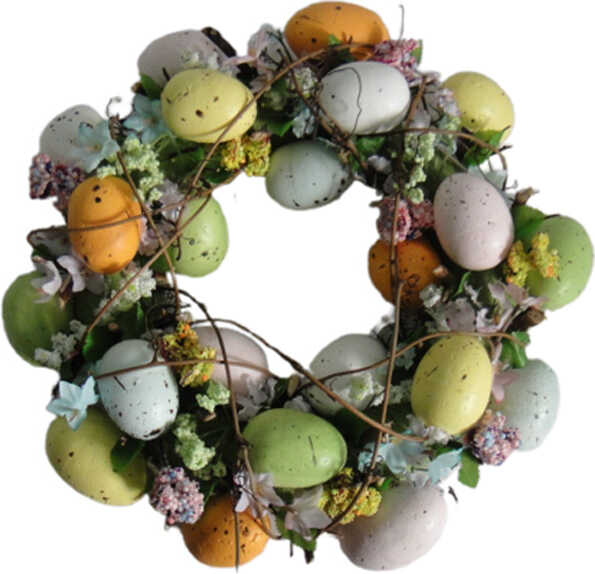 Декорация пасхальная венок A50848B 30 см