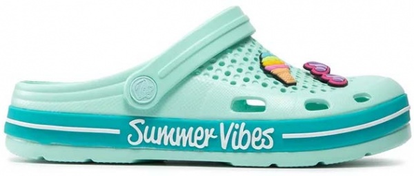 Сабо Coqui Lt. Mint/Turquoise Summer + Amulet 6413-409-4419 р.EUR 40 бирюзовый