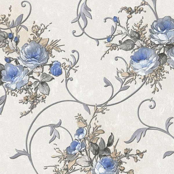 Шпалери вінілові гарячого тиснення A.S. Creation Romantica 3 30420-1 0,53x10,05 м 