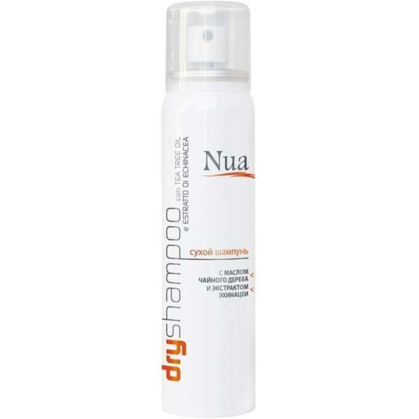 Сухой шампунь Nua Dry з олією чайного дерева та екстрактом ехінацеї 100 мл 