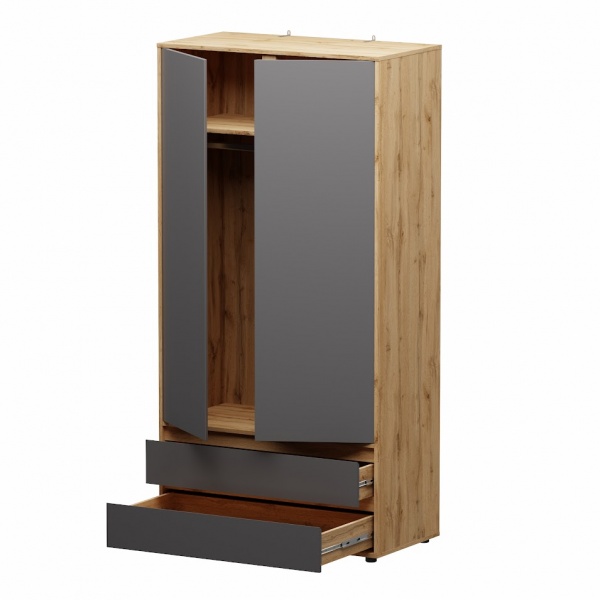 Шафа для одягу SOKME Nitro Soft дуб вотана 