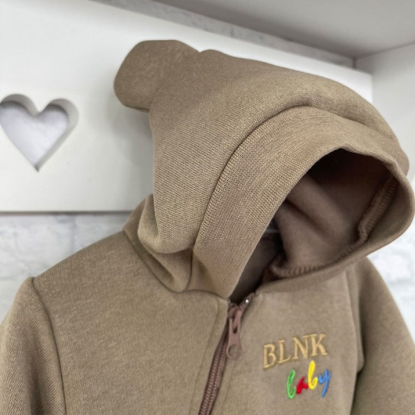 Человечек для мальчика Blanka Ушки р.68 бежевый 12875 