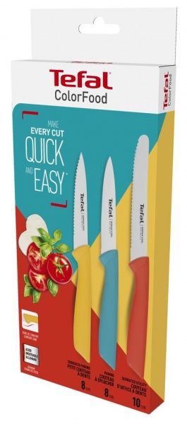 Набор ножей ColorFood 3 предмета K273S304 Tefal