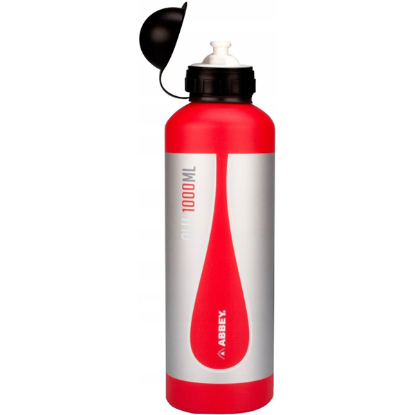Пляшка спортивна 1000 мл Abbey Camp 21VE-RZW-1L червоний із сірим