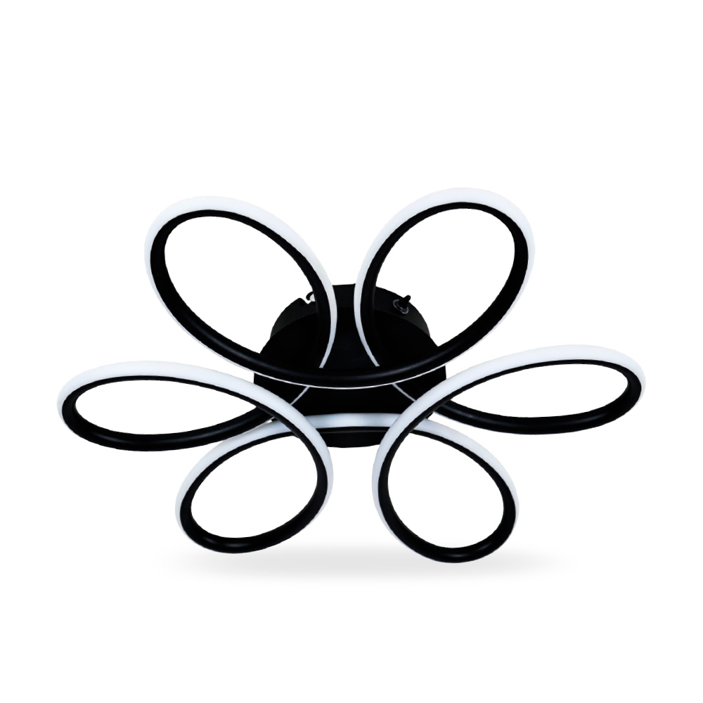 Люстра светодиодная ARDERO Luce 6xLED-модуль черный AL6520-1ARD LUCE