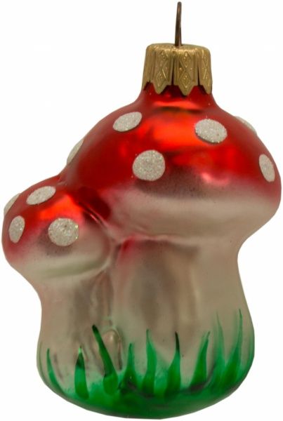 Ялинкова іграшка Ф-698 Мухомори 7.5 см  