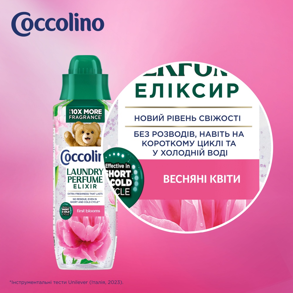 Парфум для білизни Coccolino Еліксир Весняні квіти 0,46 л