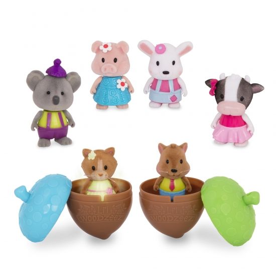 Набір фігурок Li'l Woodzeez Bobblehead 6 од. Серія 3 63200Z 