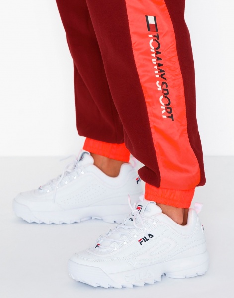 Брюки Tommy Hilfiger BLOCKED POLAR MIX PANT S10S100326607 р. XS красный