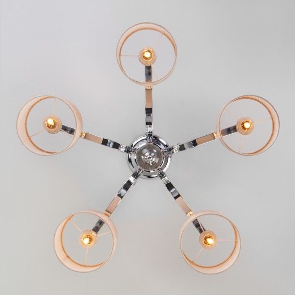 Люстра стельова Strotskis Shantel 60111/5 5x40 Вт E14 хром 