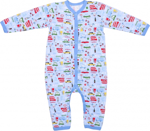 Комбинезон детский для мальчика Татошка 151061 машинки р.86 мульти 