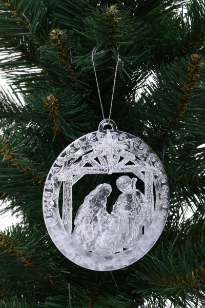 Підвіска декорована P.&C. Creative Вертеп 11 см в асортименті F21540264/265