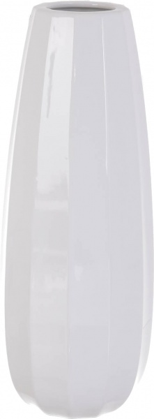 Ваза керамічна Берген 15х39.3 см біла