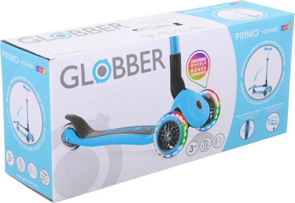 Самокат Globber голубой 432-101-2 