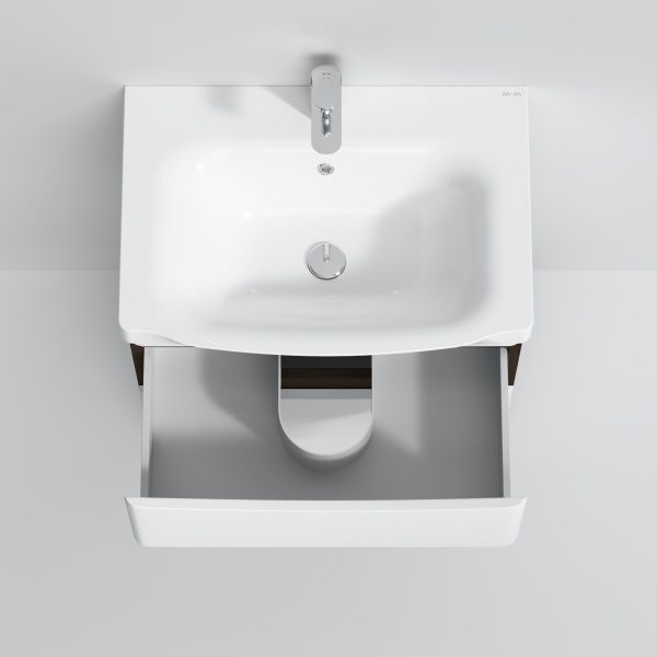 Тумба напольная AM.PM Like 65 с умывальником венге