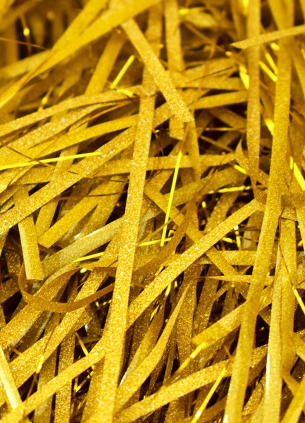 Наполнитель ПВХ блестящий желтый 18222