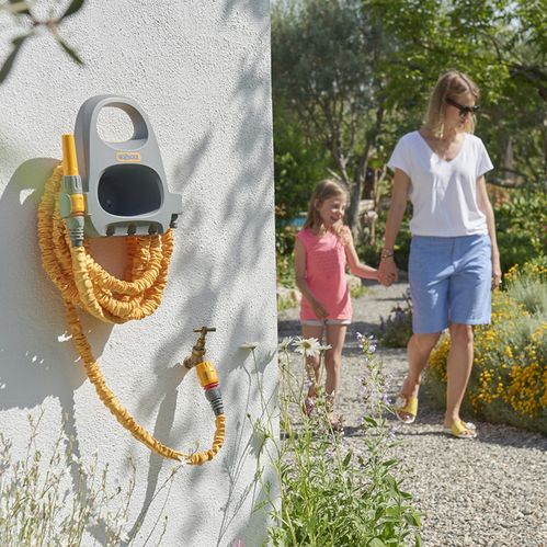 Шланг Hozelock 15 м розтяжний Superhoze в боксі+конектори