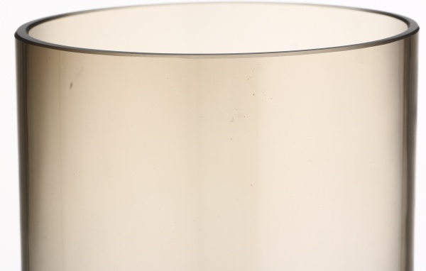 Ваза скляна Wrzesniak Glassworks Колба 15-3881A 25 см топаз 