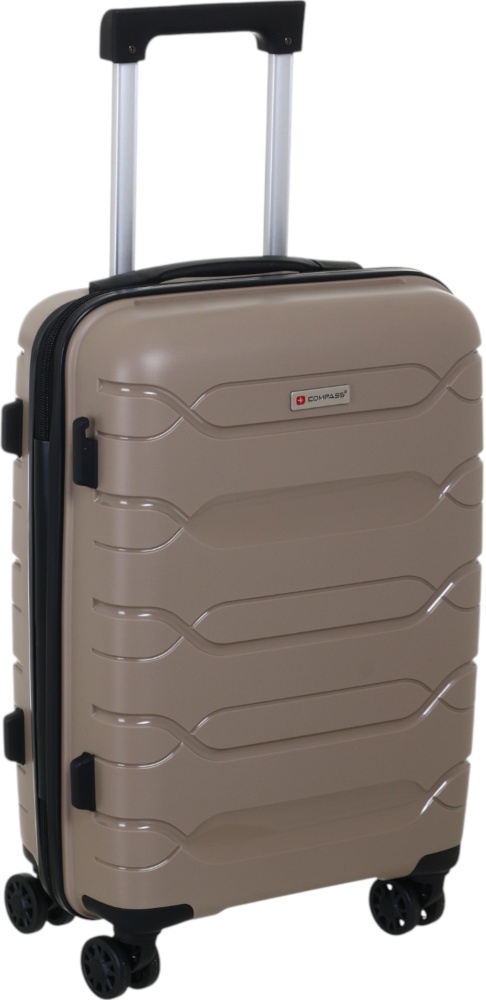 Чемодан Compass №XY007 S 36 л капучино 49x35x21 см