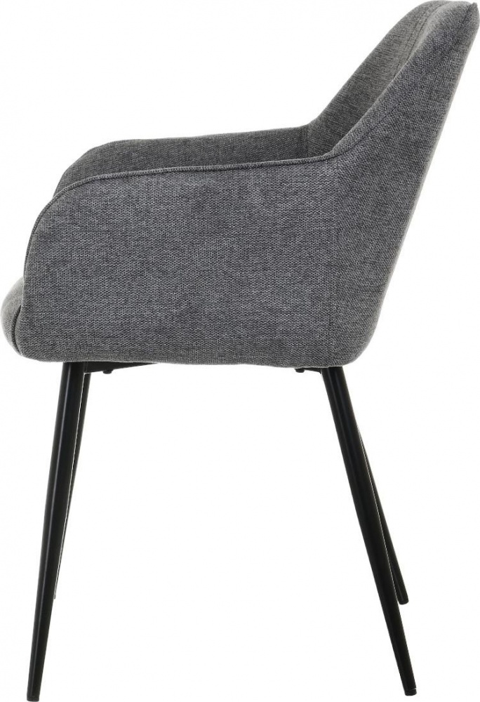 Кресло Marly 60х62х88 см UF920-11 серый / черный