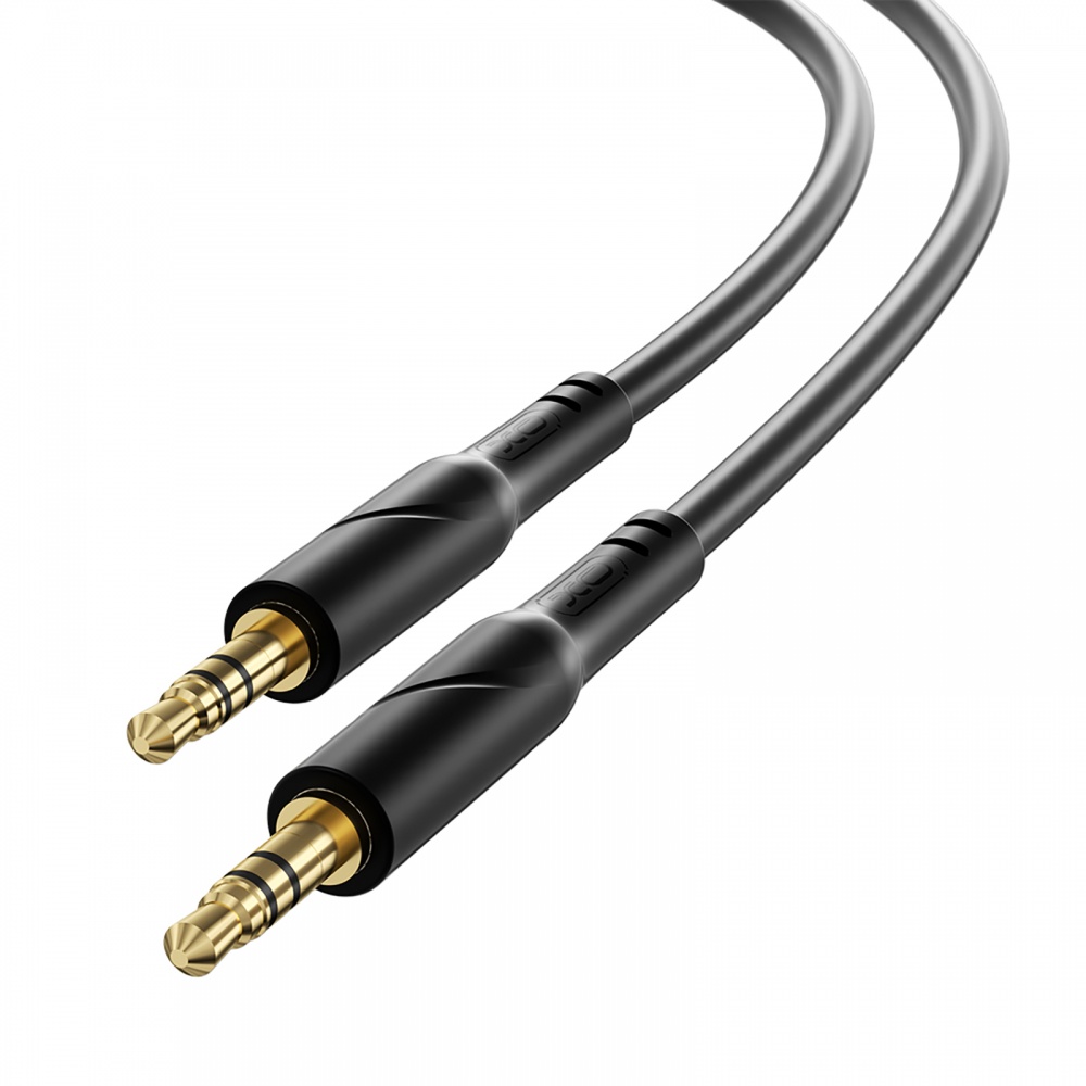Кабель Xo NB-R271 AUX 3.5 мм - AUX 3.5 мм 1 м black (NB-R271.black)