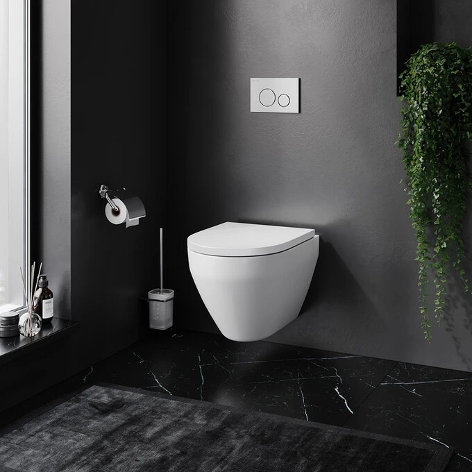 Унітаз підвісний AM.PM Spirit V2.0 CSB1900SC AquaSpin із сидінням мікроліфт