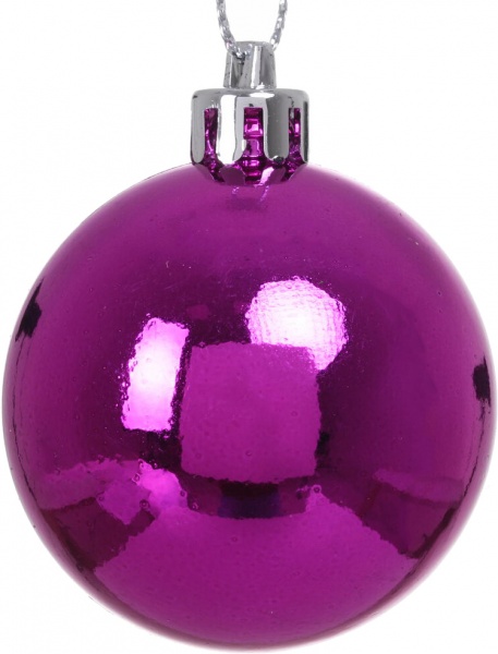 Набір ялинкових куль мікс фактур в асортименті (EPI-19063) d 50 мм 24 шт./уп.