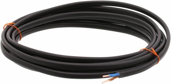 Кабель негорючий монолит Одескабель ВВГ 2х2,5 медь черный