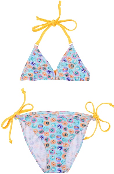 Купальник для дівчаток Bibo 8018 р.104 різнокольоровий 