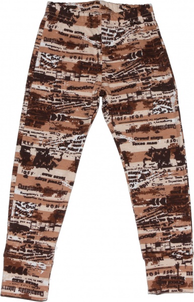 Пижама детская для мальчика Фламинго 246-222 р.104 бежевый/коричневый 