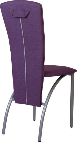 Стілець обідній Nowy Styl ALICE ALU (BOX-4) (CH) GD-59 фіолетовий/алюміній