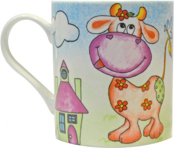 Набор детской посуды Коровка 3 предмета 21-272-042 Keramia