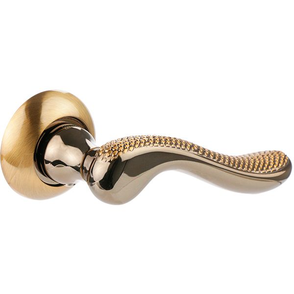 Ручка на розетці  MVM Z-1430 полірована бронза