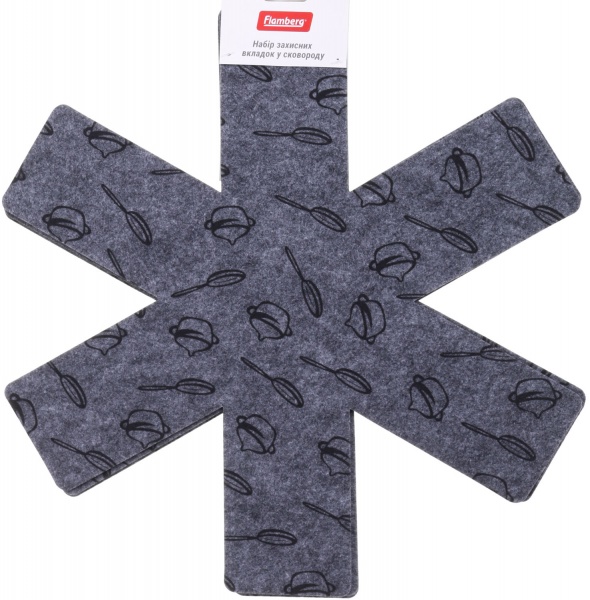 Набір захисних вкладок в сковороду 38 см 3 шт. Flamberg