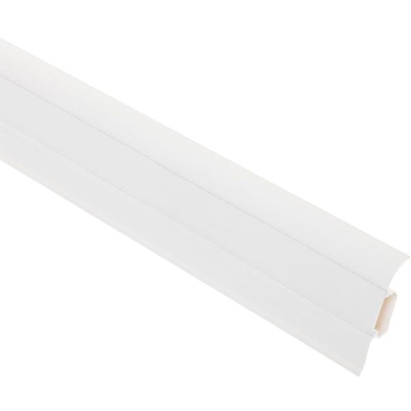 Плинтус ПВХ TIS белый 18х56х2500 мм 