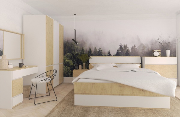 Дзеркало SOKME Лаура 900x640 мм дуб артізан 