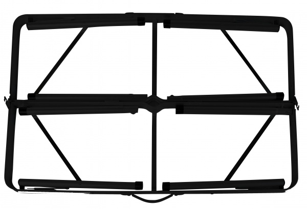Стол раскладной и 2 лавки 90х60 см + 87х23х39 см коричневый 