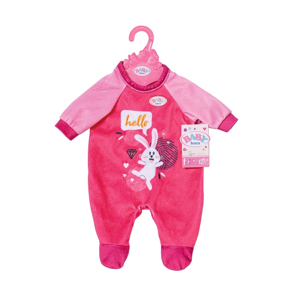 Игровой набор Zapf Baby Born розовый комбинезон 832646