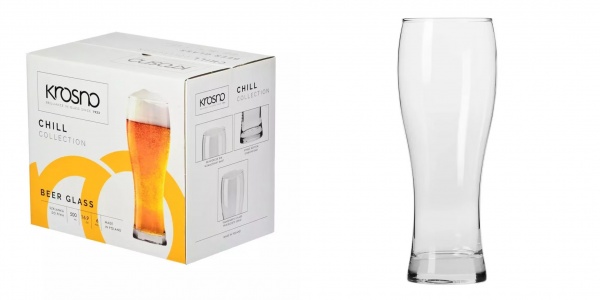 Набор бокалов для пива CHILL-2 500 мл 6 шт. Krosno 