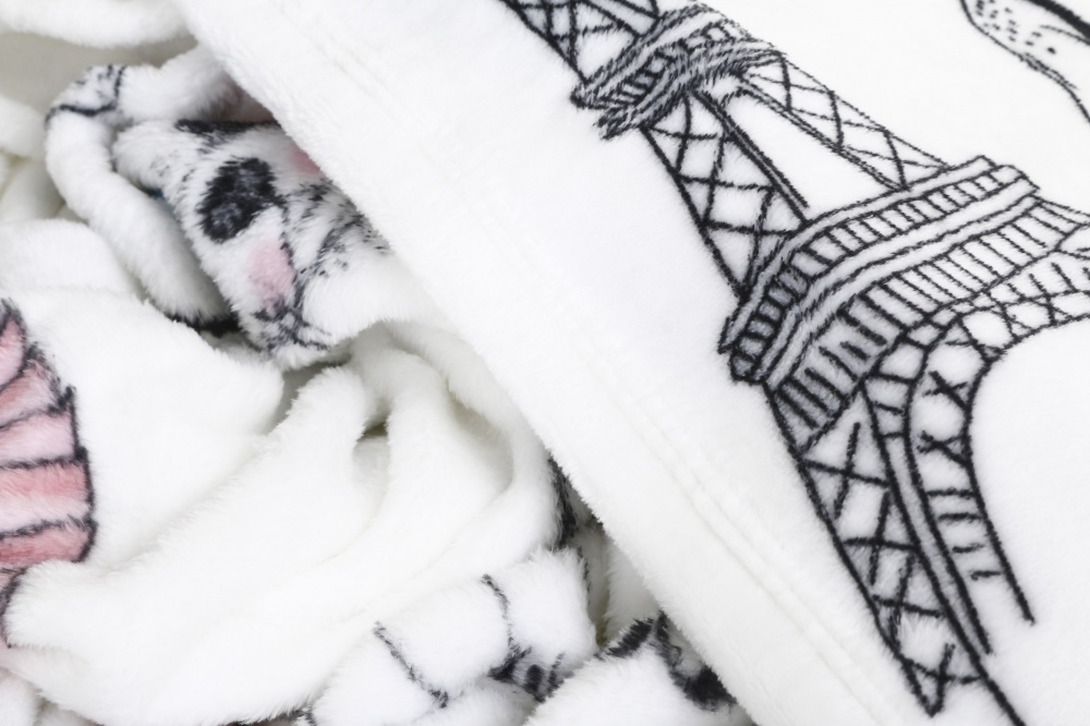 Плед French Dog 160x200 см різнокольоровий La Nuit