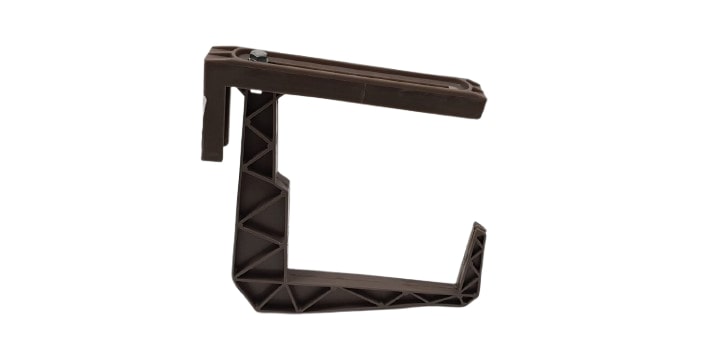 Держатель крюк балконный 19 см пластик шаде (GB20/Sh) ММ-Пласт