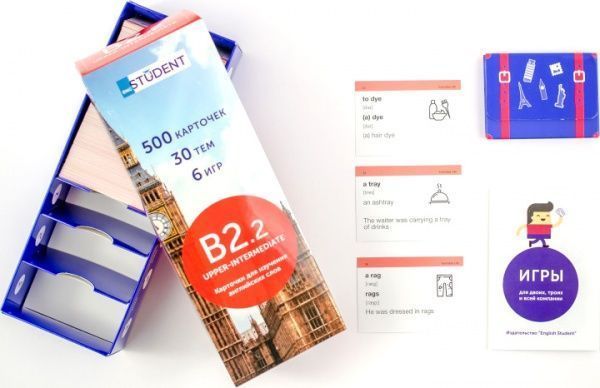 Карточки обучающие «Карточки для изучения английского языка B2.2 Upper-Intermediate» 978-617-7702-07-7