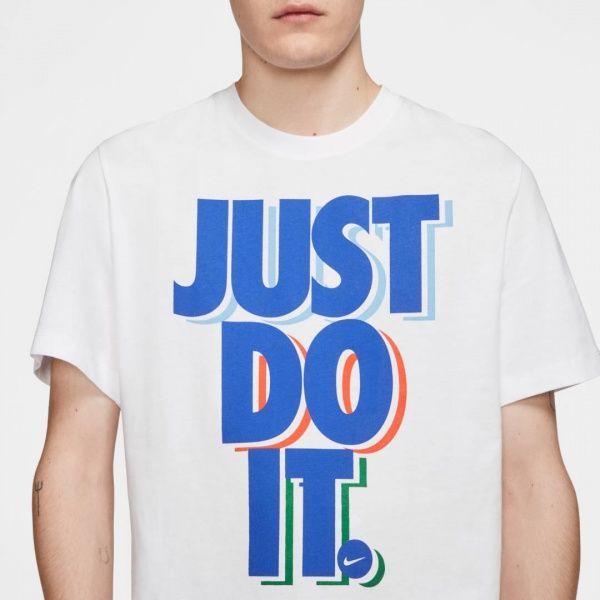 Футболка Nike M NSW SS TEE JDI CK2783-100 XL білий