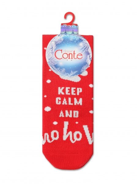 Шкарпетки жіночі Conte New Year 20С-61СП р. 23-25 червоний 1 пар 