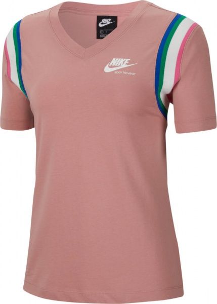 Футболка Nike W NSW HRTG TOP CU5885-685 L розовый