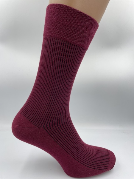 Шкарпетки чоловічі Cool Socks 16862 р. 25-27 вишневий 1 пар 