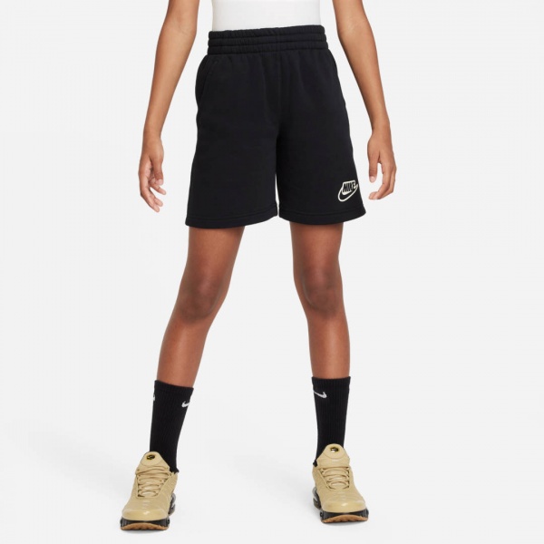 Шорти Nike K NSW CLUB+SHORT CREATE FD3208-010 р. S чорний