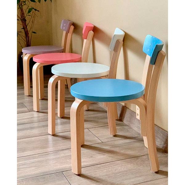 Стільчик для дітей бук/фіолетовий