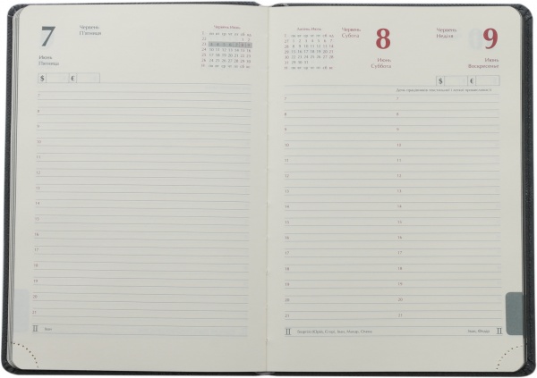 Щоденник датований сірий лінія Buromax Soprano A5 2019